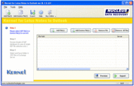 Export Lotus Notes to Outlook screenshot